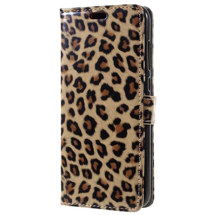 Leopard Pattern Wallet Leather Stand Case for Huawei P9 Lite / G9 Lite-2