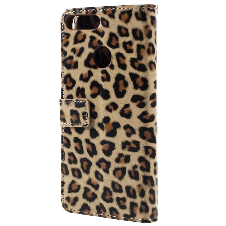 Leopard Pattern Wallet Leather Stand Case for Huawei P9 Lite / G9 Lite-3