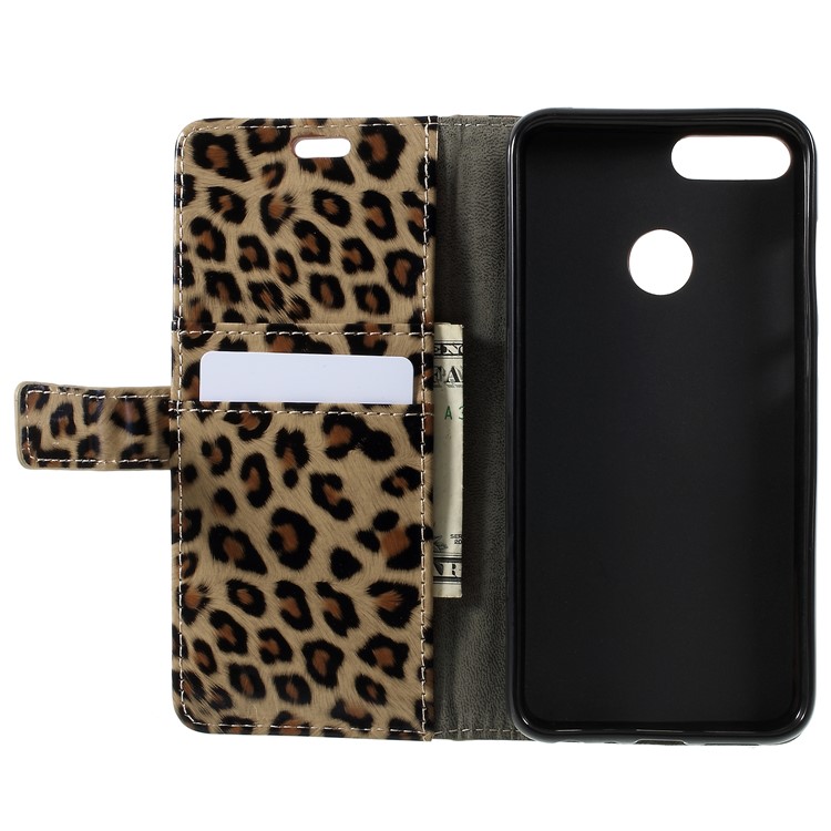 Leopard Pattern Wallet Leather Stand Case for Huawei P9 Lite / G9 Lite-9
