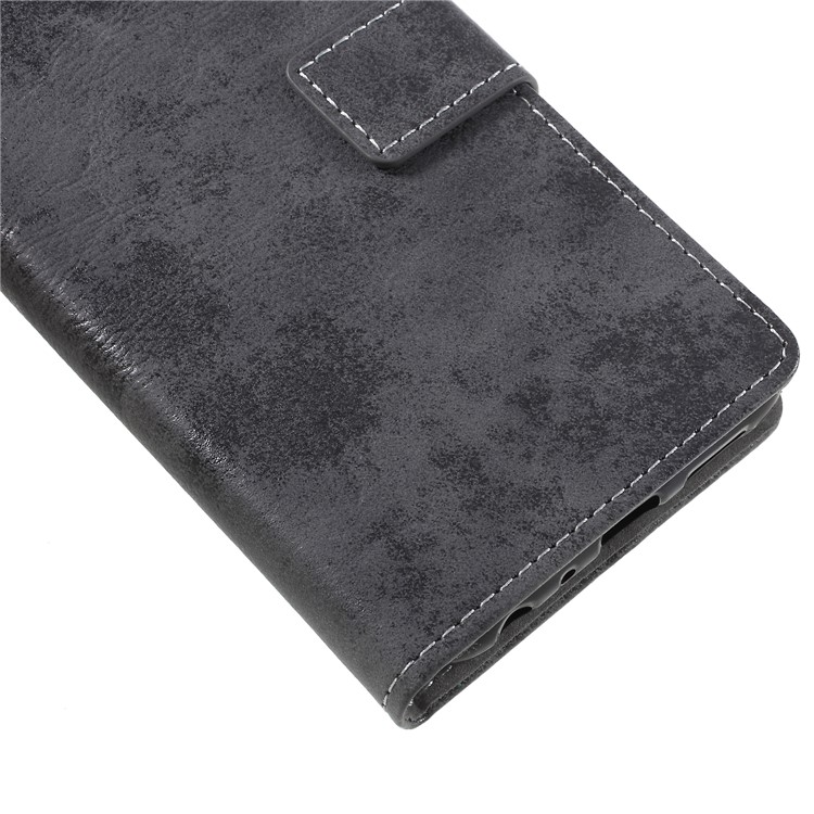 Vintage PU Leather Wallet Protective Phone Casing for Huawei Honor 9 Lite / Honor 9 Youth Edition - Grey-5