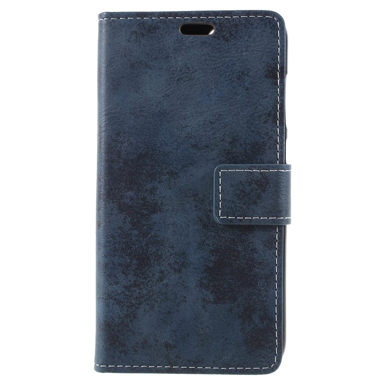Vintage PU Leather Wallet Protective Phone Cover for Huawei Honor 9 Lite / Honor 9 Youth Edition - Blue-3