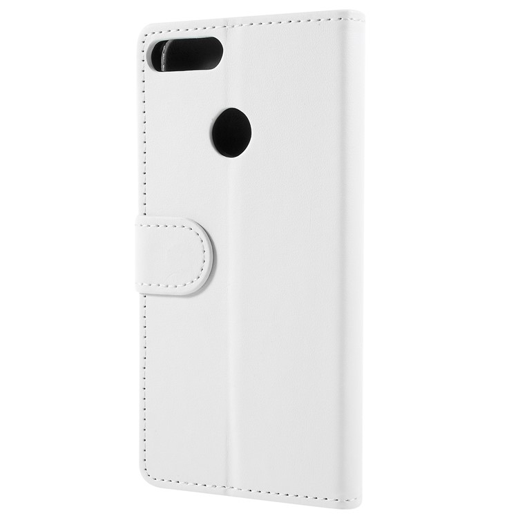 Флип PU Кожаный Кошелек Стенд Телефон Чехол Для Huawei Честь 9 Lite / Честь 9 Молодежного Издания - Белый-2