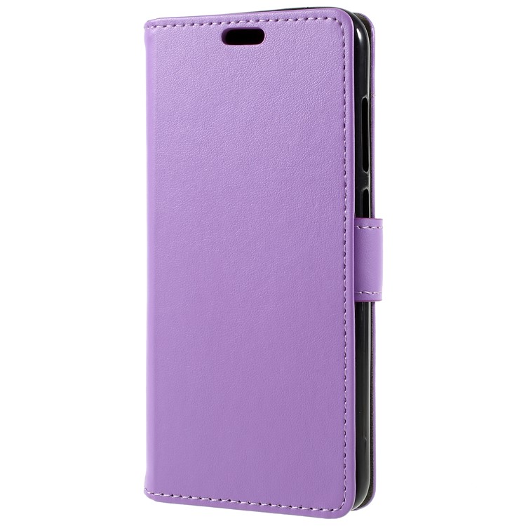 Flip PU Leather Wallet Stand Phone Shell for Huawei Honor 9 Lite / Honor 9 Youth Edition - Purple-1