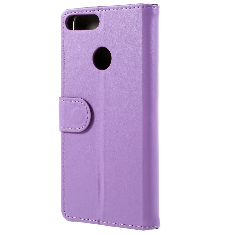 Flip PU Leather Wallet Stand Phone Shell for Huawei Honor 9 Lite / Honor 9 Youth Edition - Purple-2
