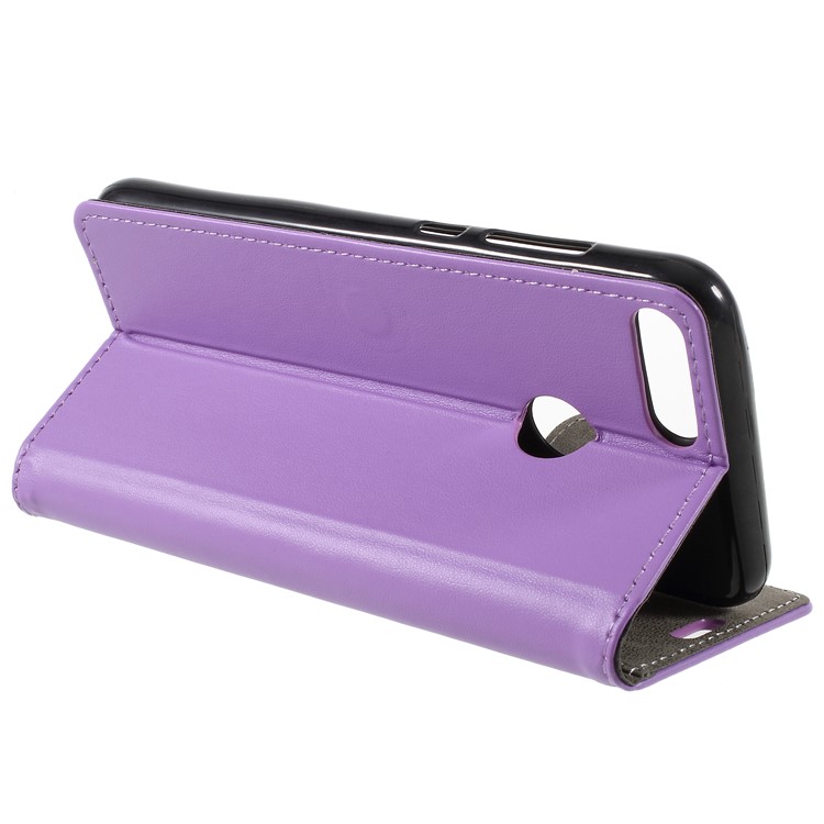 Flip PU Leather Wallet Stand Phone Shell for Huawei Honor 9 Lite / Honor 9 Youth Edition - Purple-5