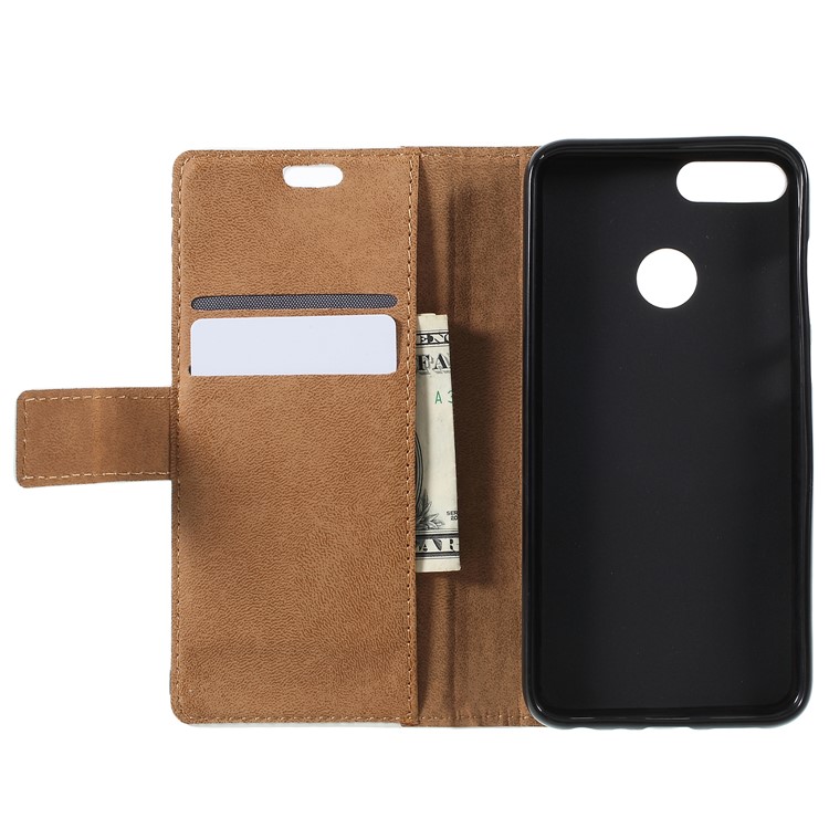 For Huawei Honor 9 Lite / Honor 9 Youth Edition Patterned PU Leather Stand Wallet Mobile Case - Fierce Tiger-6