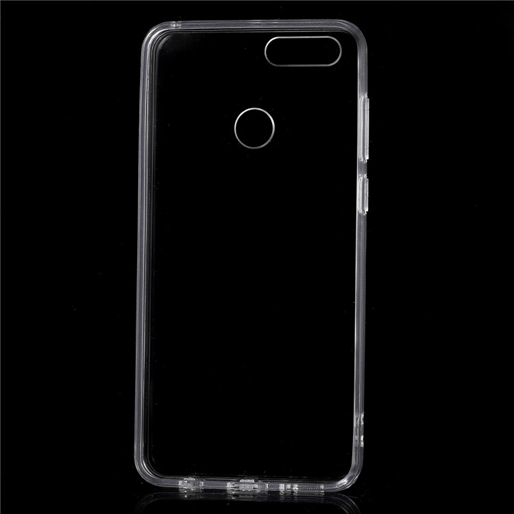 For Huawei Honor 7X Crystal Clear Acrylic+ TPU Combo Back Case - Transparent-4
