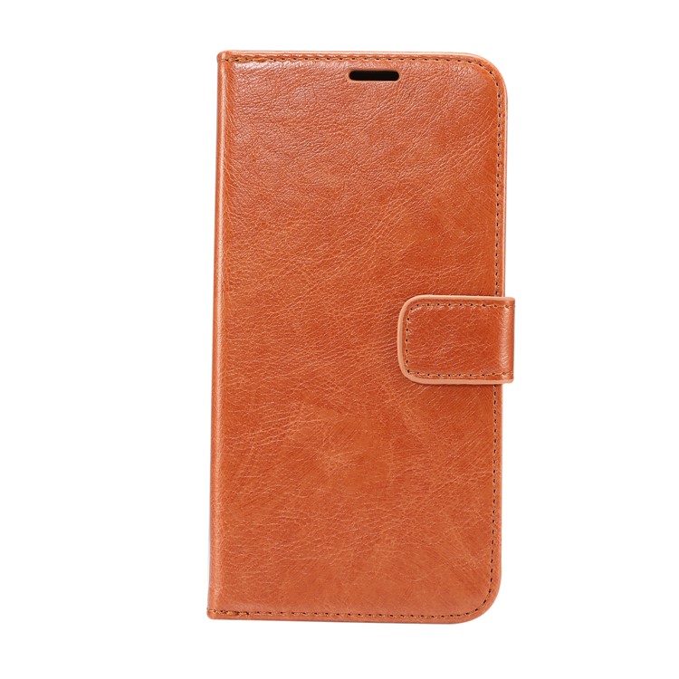Crazy Horse Magnetic Leather Stand Case for Huawei Mate 10 Pro - Brown-2