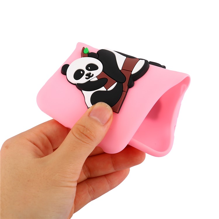 Cute 3D Pandas and Bamboo TPU Phone Case for Huawei Y6 Pro (2017) / Enjoy 7 / P9 lite mini - Pink-7