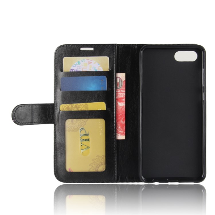 Crazy Horse Wallet Leather Stand Case for Huawei nova 2s - Black-4