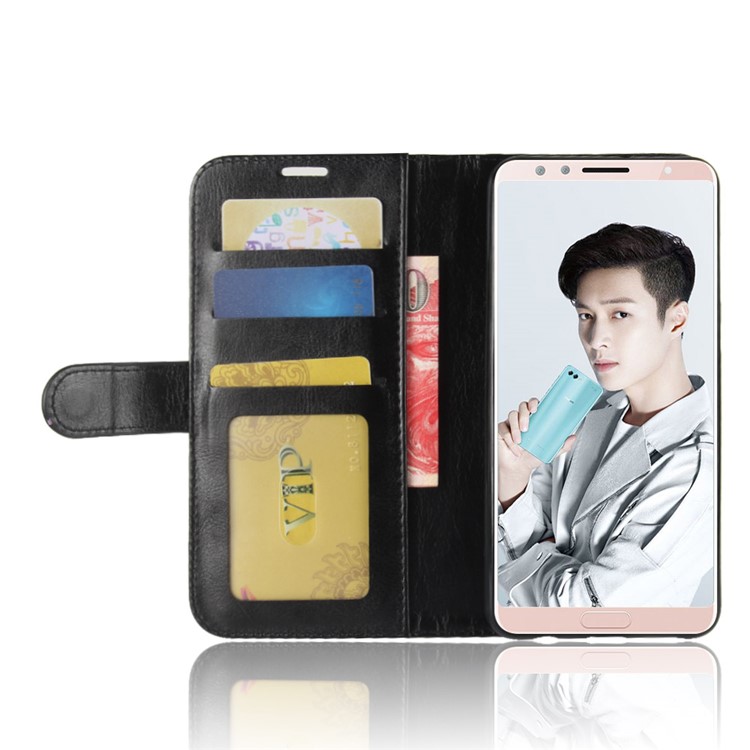 Crazy Horse Wallet Leather Stand Case for Huawei nova 2s - Black-5