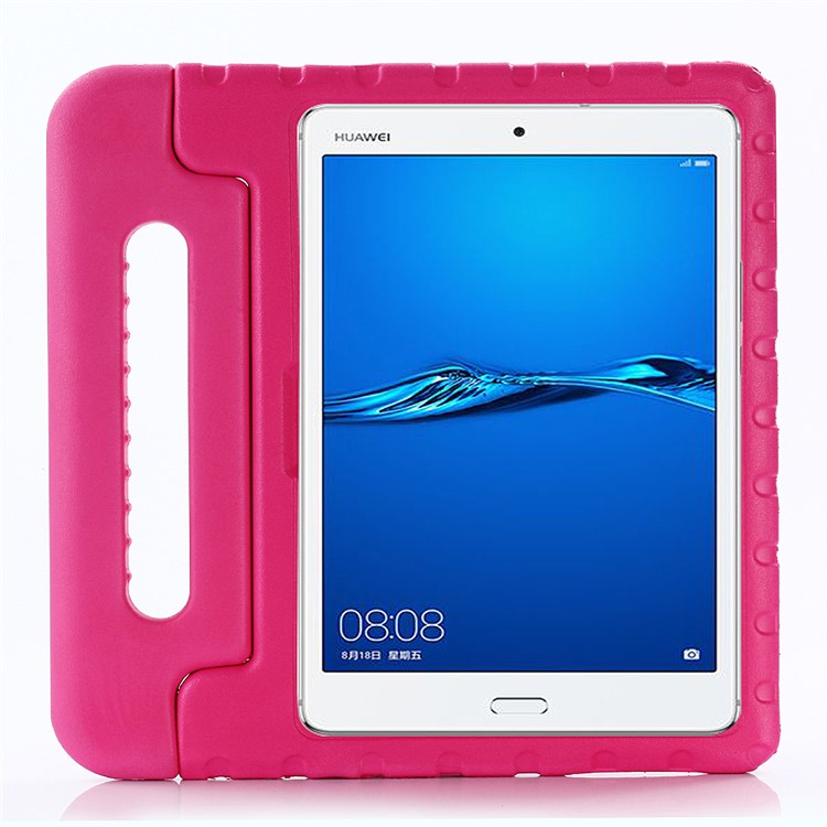 Shockproof Kids Friendly EVA Foam Cover with Kickstand for Huawei MediaPad M3 Lite 10 - Rose-2
