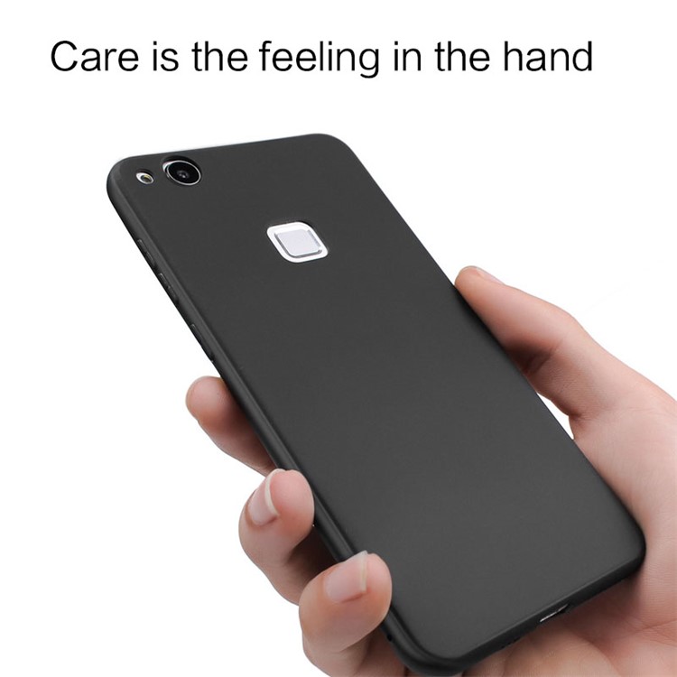 NXE Ultra-thin Matte TPU Back Case for Huawei P10 Lite - Black-3
