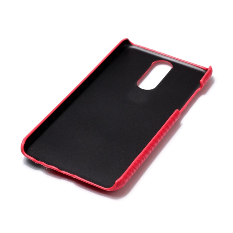 Contrast Color PU Leather Coated PC Mobile Phone Shell for Huawei Mate 10 Lite / Maimang 6 / nova 2i / Honor 9i (India) - Rose-6