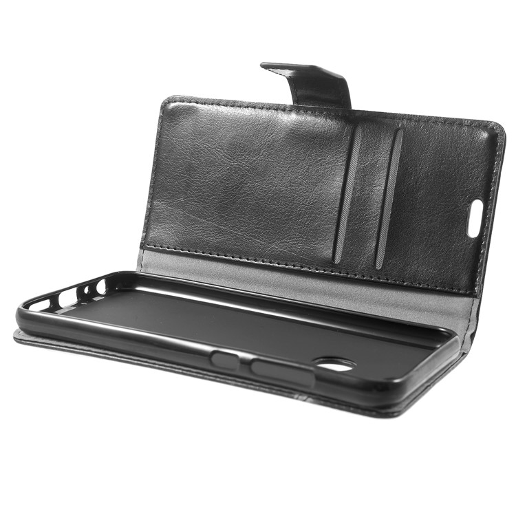 Gemusterte PU Leder Brieftasche Standabdeckung Für Huawei Ehre 9 Lite / Ehre 9 Jugendausgabe - Grauer Wolf-6
