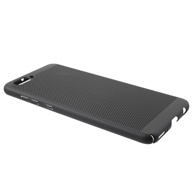 Hollow Mesh Heat Dissipation PC Cover for Huawei Honor V10 / View 10 - Black-3