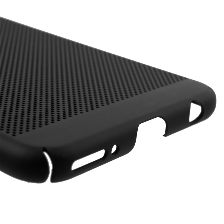 Hollow Mesh Heat Dissipation PC Cover for Huawei Honor V10 / View 10 - Black-5