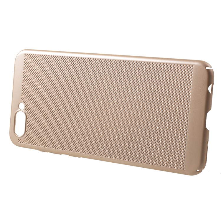 Hollow Mesh Heat Dissipation PC Casing for Huawei Honor V10 / View 10 - Gold-2