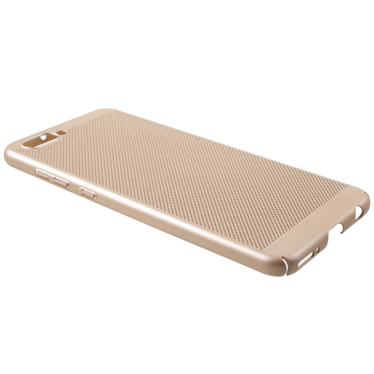 Hollow Mesh Heat Dissipation PC Casing for Huawei Honor V10 / View 10 - Gold-3