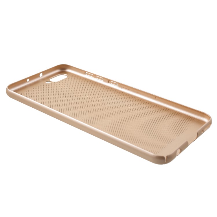 Hollow Mesh Heat Dissipation PC Casing for Huawei Honor V10 / View 10 - Gold-4