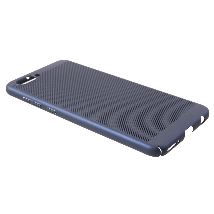 Hollow Mesh Heat Dissipation PC Mobile Phone Cover for Huawei Honor V10 / View 10 - Blue-3