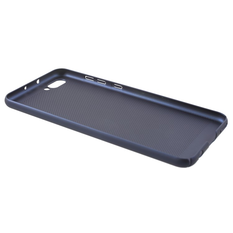 Hollow Mesh Heat Dissipation PC Mobile Phone Cover for Huawei Honor V10 / View 10 - Blue-4