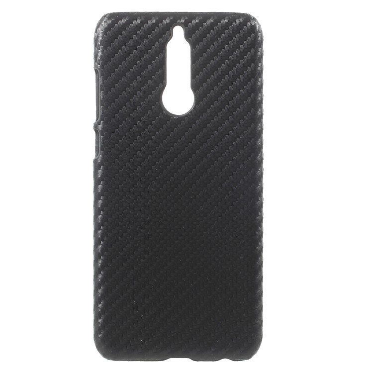 PU Leather Coated PC Mobile Phone Shell for Huawei Mate 10 Lite / nova 2i / Maimang 6 / Honor 9i (India) - Carbon Fiber Texture-1