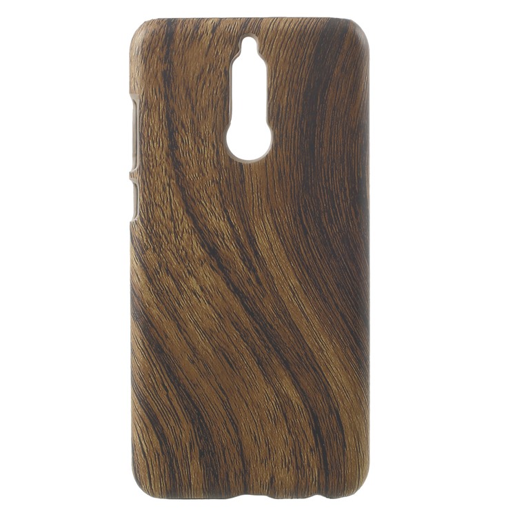 PU Leather Coated PC Lightweight Case for Huawei Mate 10 Lite / nova 2i / Maimang 6 / Honor 9i (India) - Wood Grain-1
