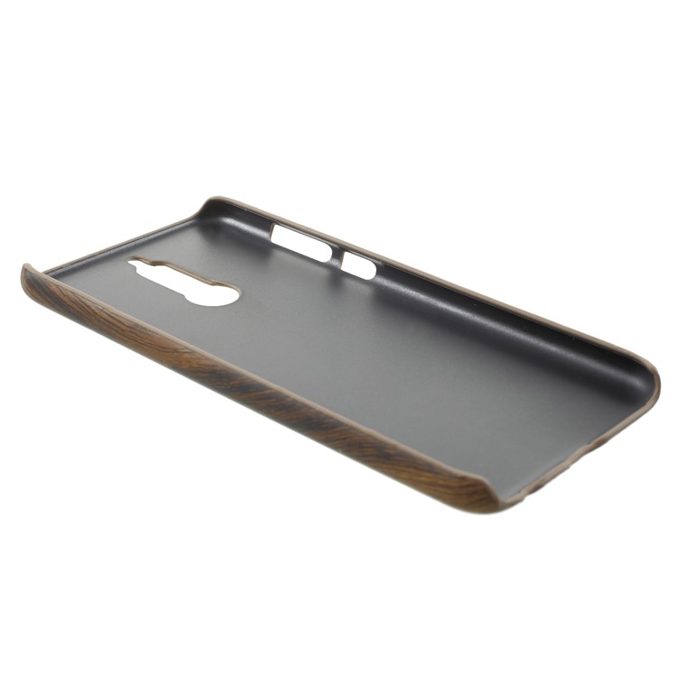 PU Leather Coated PC Lightweight Case for Huawei Mate 10 Lite / nova 2i / Maimang 6 / Honor 9i (India) - Wood Grain-3