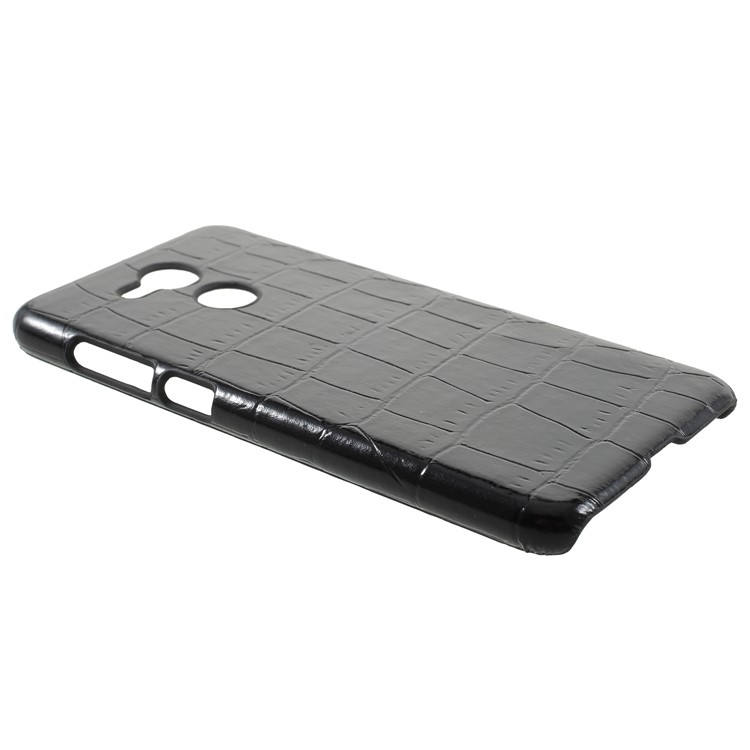 PU Leather Coated PC Mobile Casing for Huawei Honor V9 Play - Crocodile Texture-2