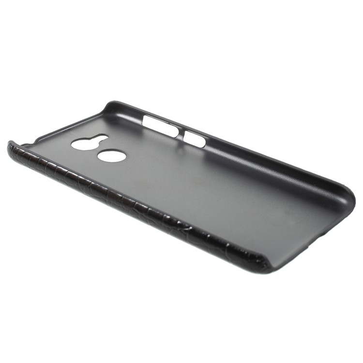 PU Leather Coated PC Mobile Casing for Huawei Honor V9 Play - Crocodile Texture-3