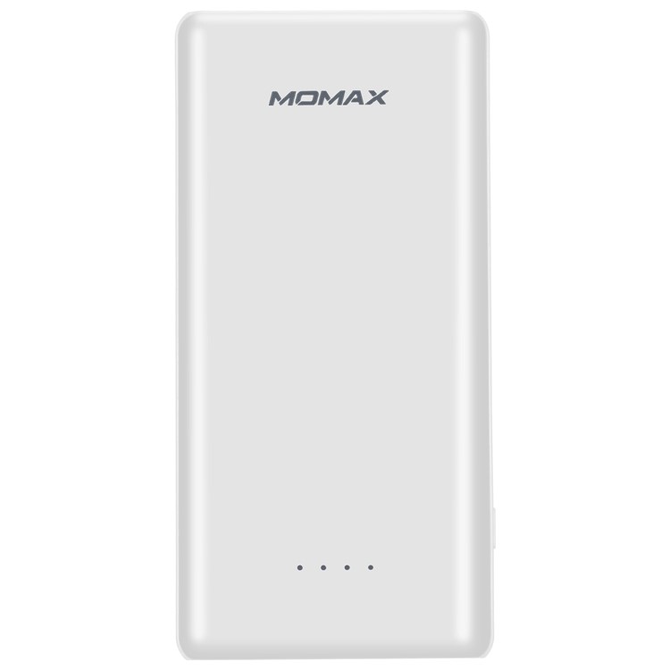 MOMAX iPower Minimal Dual USB 10000mAh Power Bank for iPhone Samsung Huawei - White-3