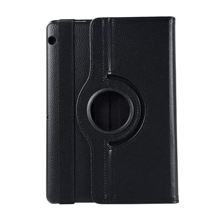 Litchi Texture 360 Degree Rotary Stand Leather Case for Huawei MediaPad T3 10 9.6 inch - Black-3
