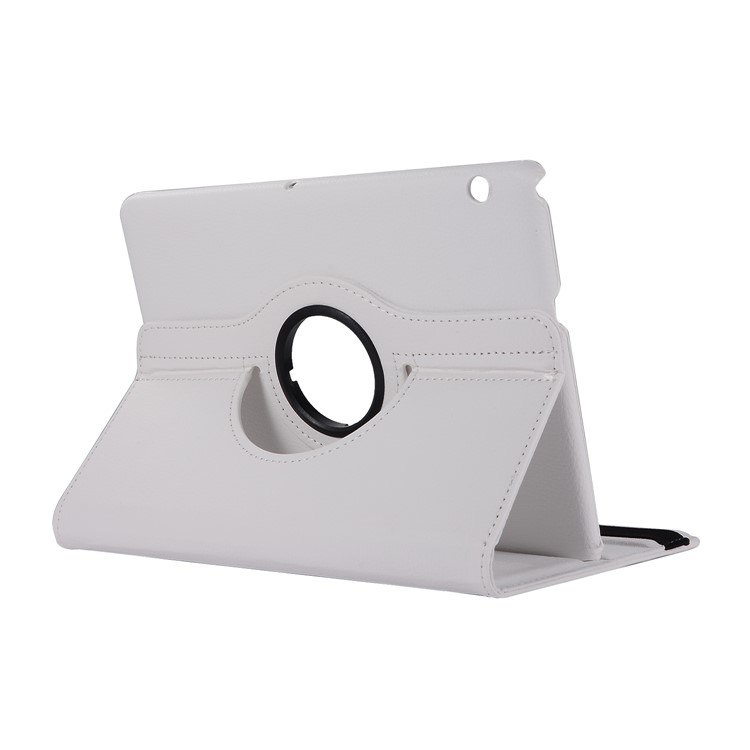 Litchi Texture 360 Degree Rotary Stand Leather Cover for Huawei MediaPad T3 10 9.6 inch - White-4