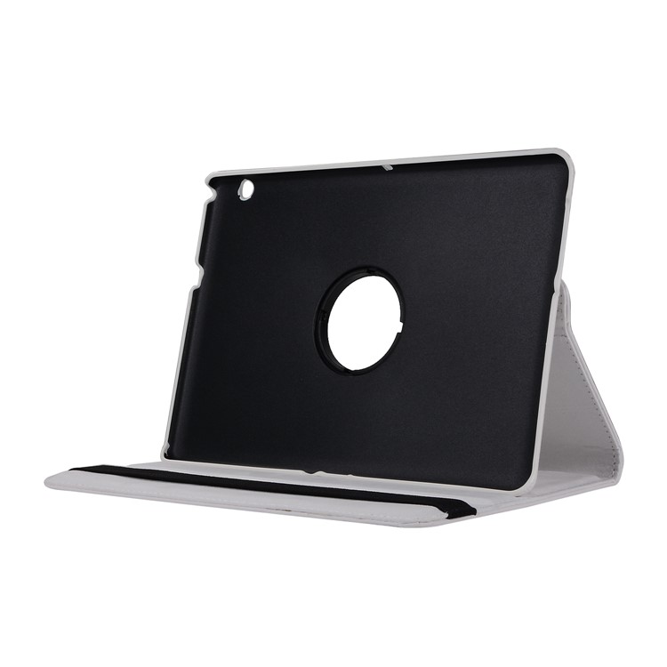 Litchi Texture 360 Degree Rotary Stand Leather Cover for Huawei MediaPad T3 10 9.6 inch - White-6