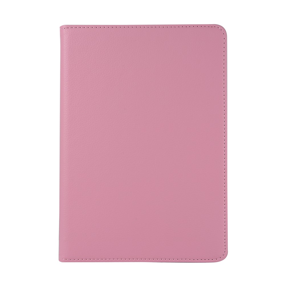 Litchi Grain 360 Degree Rotary Stand Leather Cover Case for Huawei MediaPad T3 10 9.6 inch - Pink-2
