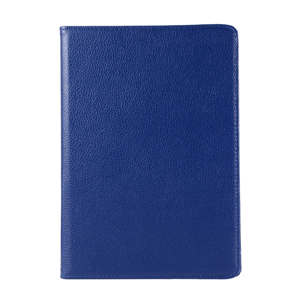 Rotary Stand Litchi Texture PU Leather Protector Cover for Huawei MediaPad T3 10 9.6 inch - Dark Blue-2