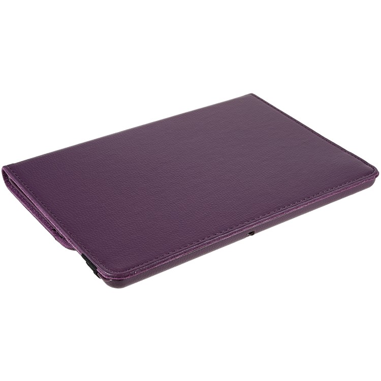 Litchi Texture Rotary Stand Leather Tablet Shell Case for Huawei MediaPad T3 10 9.6 inch - Purple-5
