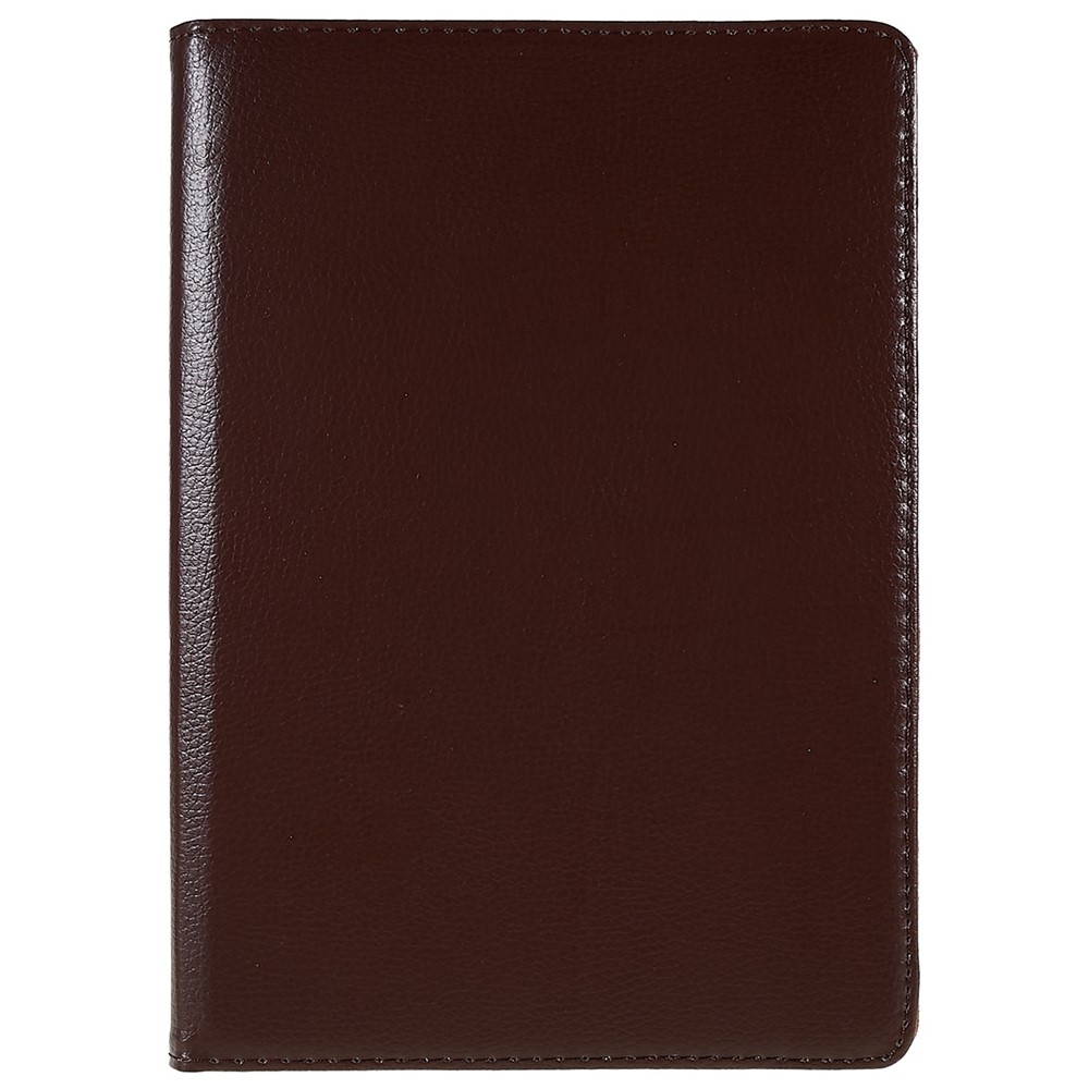 Litchi Grain 360 Degree Rotary Stand Leather Cover Shell for Huawei MediaPad T3 10 9.6 inch - Coffee-2