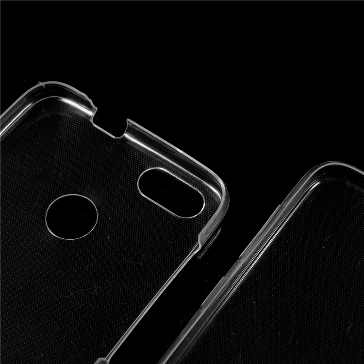 2-in-1 Touchable TPU Case (Front + Back) for Huawei Y6 Pro (2017)/Enjoy 7/P9 lite mini - Transparent-4