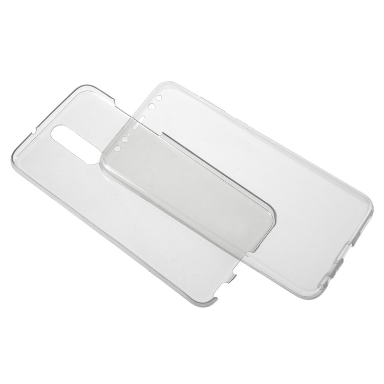 2-in-1 Touchable TPU Case (Front + Back) for Huawei Mate 10 Lite / nova 2i / Maimang 6 / Honor 9i (India) - Grey-1