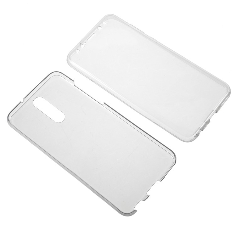 2-in-1 Touchable TPU Case (Front + Back) for Huawei Mate 10 Lite / nova 2i / Maimang 6 / Honor 9i (India) - Grey-2