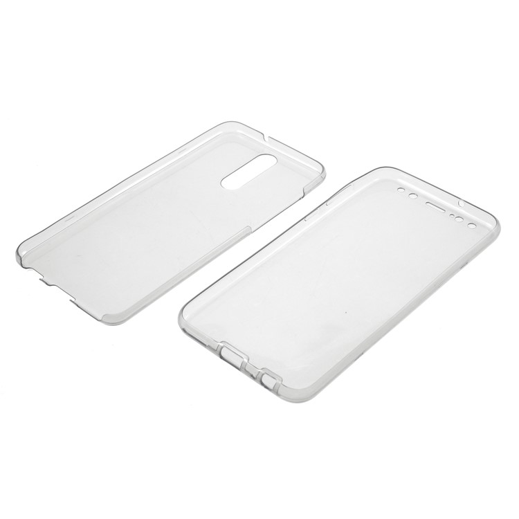 2-in-1 Touchable TPU Case (Front + Back) for Huawei Mate 10 Lite / nova 2i / Maimang 6 / Honor 9i (India) - Grey-3
