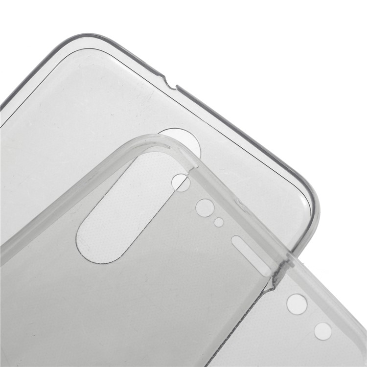 2-in-1 Touchable TPU Case (Front + Back) for Huawei Mate 10 Lite / nova 2i / Maimang 6 / Honor 9i (India) - Grey-4
