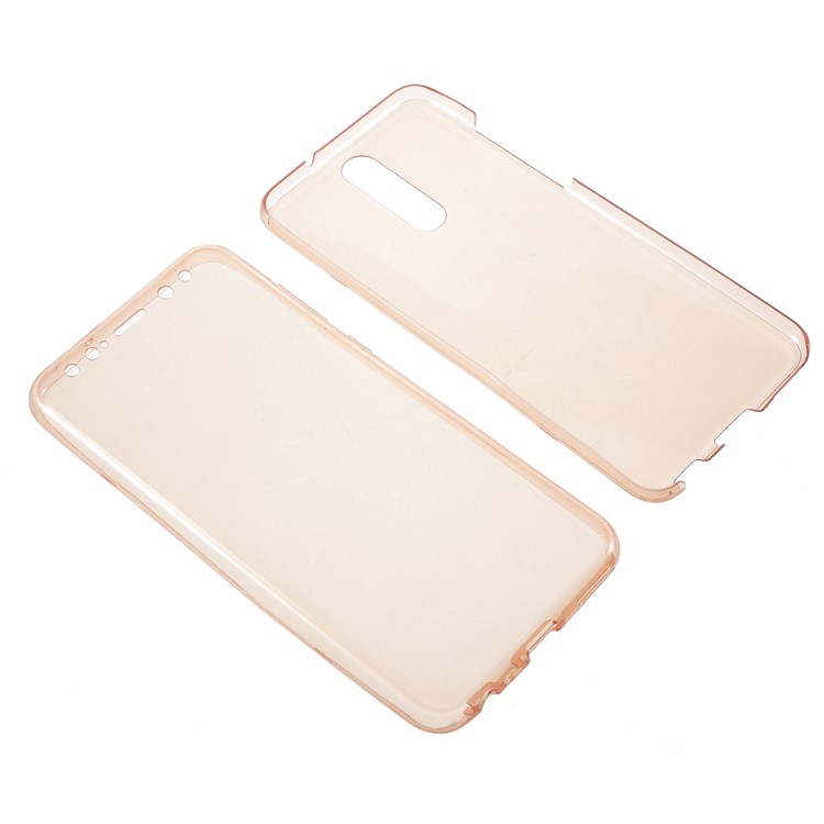 2-in-1 Touchable TPU Cover (Front + Back) for Huawei Mate 10 Lite / nova 2i / Maimang 6 / Honor 9i (India) - Rose Gold-2