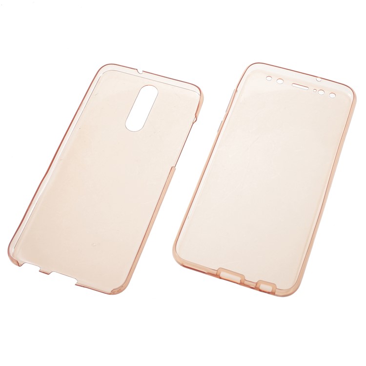 2-in-1 Touchable TPU Cover (Front + Back) for Huawei Mate 10 Lite / nova 2i / Maimang 6 / Honor 9i (India) - Rose Gold-3