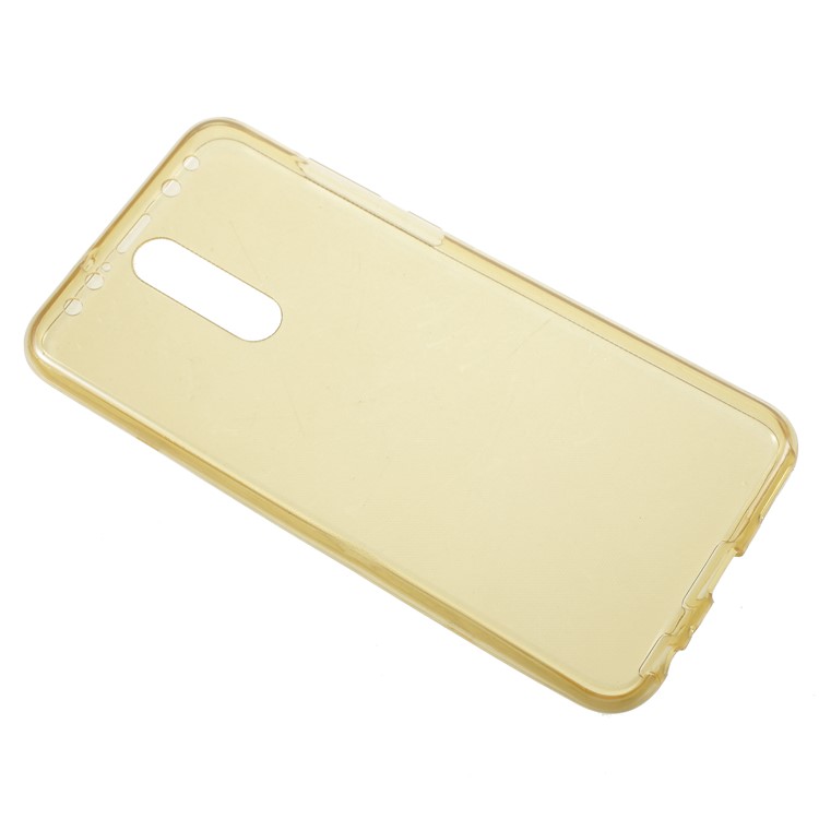 2-in-1 Touchable TPU Mobile Case (Front + Back) for Huawei Mate 10 Lite / nova 2i / Maimang 6 / Honor 9i (India) - Gold-4