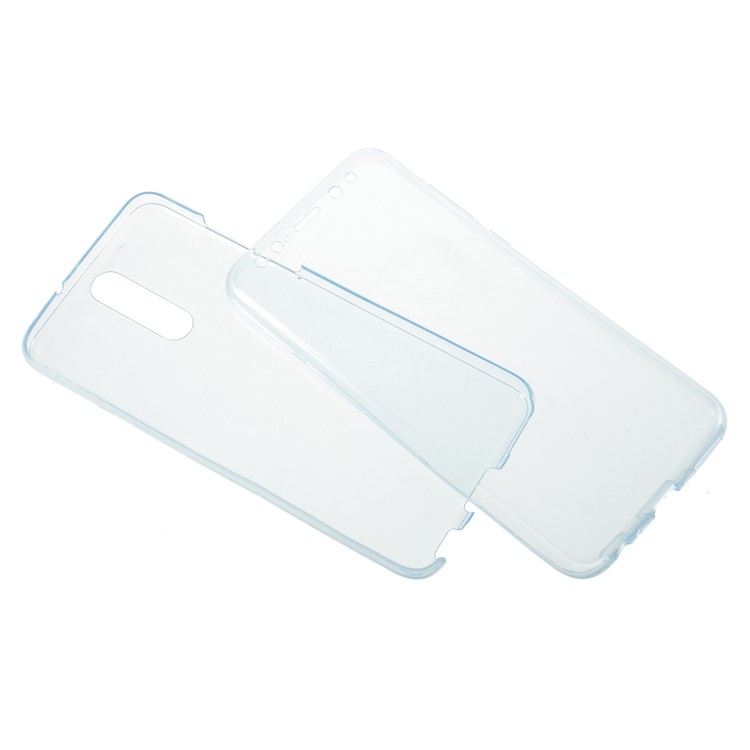 Front + Back 2-in-1 Touchable TPU Phone Case for Huawei Mate 10 Lite / nova 2i / Maimang 6 / Honor 9i (India) - Blue-1