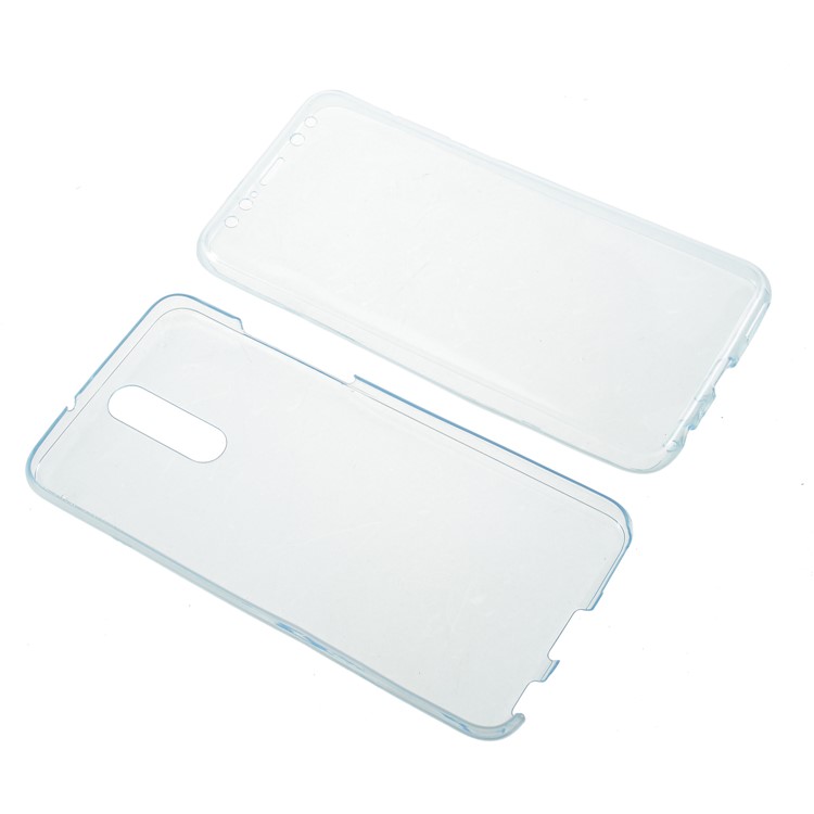 Front + Back 2-in-1 Touchable TPU Phone Case for Huawei Mate 10 Lite / nova 2i / Maimang 6 / Honor 9i (India) - Blue-2