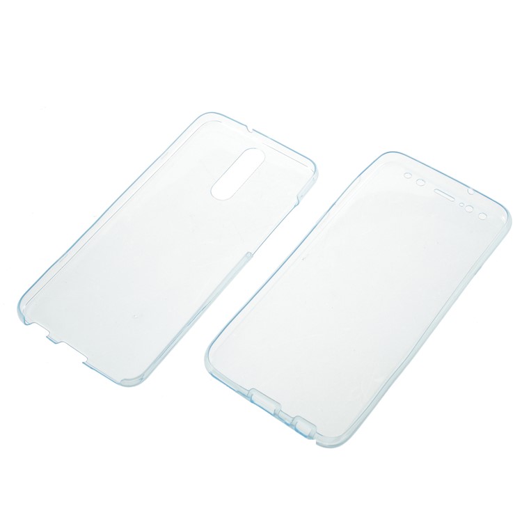 Front + Back 2-in-1 Touchable TPU Phone Case for Huawei Mate 10 Lite / nova 2i / Maimang 6 / Honor 9i (India) - Blue-3
